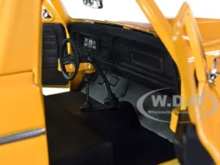 1978 Ford Bronco Custom Open Top Yellow with Timeless Legends Series 1/24 Diecast Model Car Motormax 79374y
