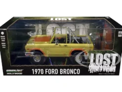 1970 Ford Bronco Gold Metallic with Brown Hood and Top 