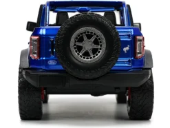 2021 Ford Bronco Open-Top Candy Blue Metallic with Extra Wheels