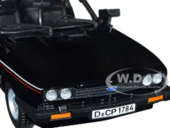 1982 Ford Capri Black Stripes 1/24 Diecast Model Car Bburago 21093