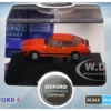 Ford Capri Mk3 RHD (Right Hand Drive) Sebring Red 1/148 (N) Scale Diecast Model Car by Oxford Diecast
