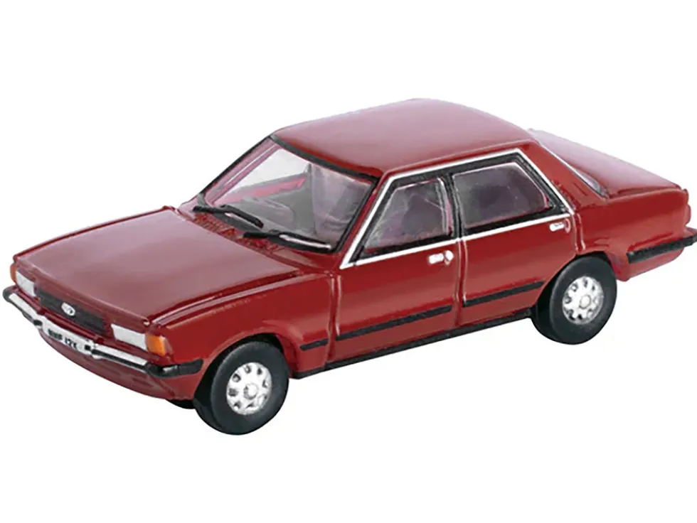 Ford Cortina MKV RHD (Right Hand Drive) Cardinal Red 1/148 (N) Scale Diecast Model Car by Oxford Diecast