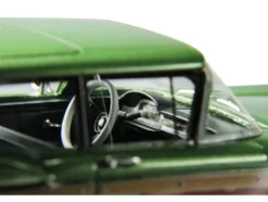 1959 Ford Country Squire Sherwood Green Metallic with Woodgrain Sides and Green Interior Limited Edition to 200 pieces Worldwide 1/43 Model Car by Goldvarg Collection