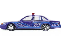 1992 Ford Crown Victoria Lowrider Blue with Graphics and Lightbar