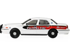 2011 Ford Crown Victoria "Palmyra, Pennsylvania Citizen's Fire Company" White with Graphics "Fire & Rescue" Series #5 1/64 Diecast Model Car by Greenlight