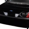 1999 Ford Crown Victoria Unmarked Police Car Black/White In Display Case with Light Bar and Push Bar 1/24 Diecast Model Car Welly SH2082S-BSW