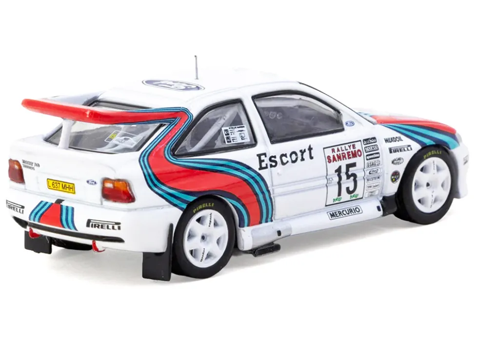 Ford Escort RS Cosworth WRC #15 Malcolm Wilson - Bryan Thomas "Rallye Sanremo" (1994) "Hobby64" Series 1/64 Diecast Model Car by Tarmac Works