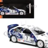 Ford Escort WRC #7 Juha Kankkunen - Juha Repo 2nd Place "RAC Rally" (1998) 1/18 Diecast Model Car by IXO Models