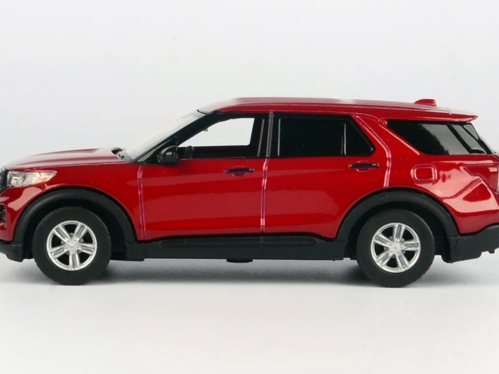 2023 Ford Explorer Red Metallic "Timeless Legends" Series 1/43 Diecast Model Car by Motormax