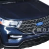 2022 Ford Explorer XLT Dark Blue Metallic Timeless Legends Series 1/24 Diecast Model Car Motormax 79378BL