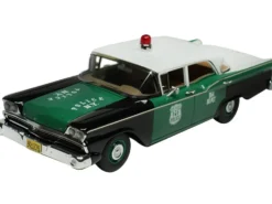 1959 Ford Fairlane Green with White Top New York Police Department Tactical Patrol Force Limited Edition 1/43 Model Car Goldvarg Collection GC-NYPD-007