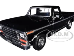 1979 Ford F-150 Custom Pickup Truck Black 