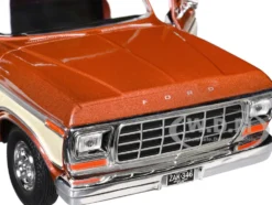 1979 Ford F-150 Custom Pickup Truck Brown Metallic and Cream 