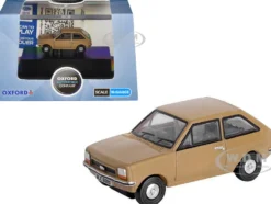 Ford Fiesta Mk1 RHD (Right Hand Drive) Nevada Beige 1/148 (N) Scale Diecast Model Car by Oxford Diecast