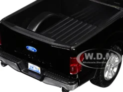 2019 Ford F-150 Lariat Crew Cab Pickup Truck Black 1/27 Diecast Model Car by Motormax