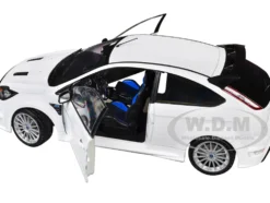 2009 Ford Focus RS MK2 Frozen White 1/18 Diecast Model Car by Solido