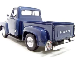 1953 Ford F-100 Pickup Dark Blue 1/18 Diecast Model Car Road Signature 92148