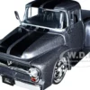 1956 Ford F-100 Pickup Truck Gray Metallic Black Stripes Just Trucks Series 1/24 Diecast Model Car Jada 34308