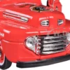 1948 Ford F-1 Pickup Truck Harley Davidson Fire With 1936 El Knucklehead Harley Davidson Motorcycle 1/24 Diecast Model Maisto 32191