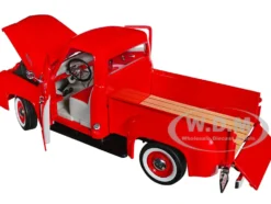 1953 Ford F-100 Pickup Truck Red 1/18 Diecast Model Car Road Signature 92148
