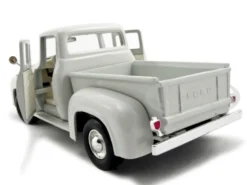 1956 Ford F-100 Pickup White 1/24 Diecast Car Model Motormax 73235