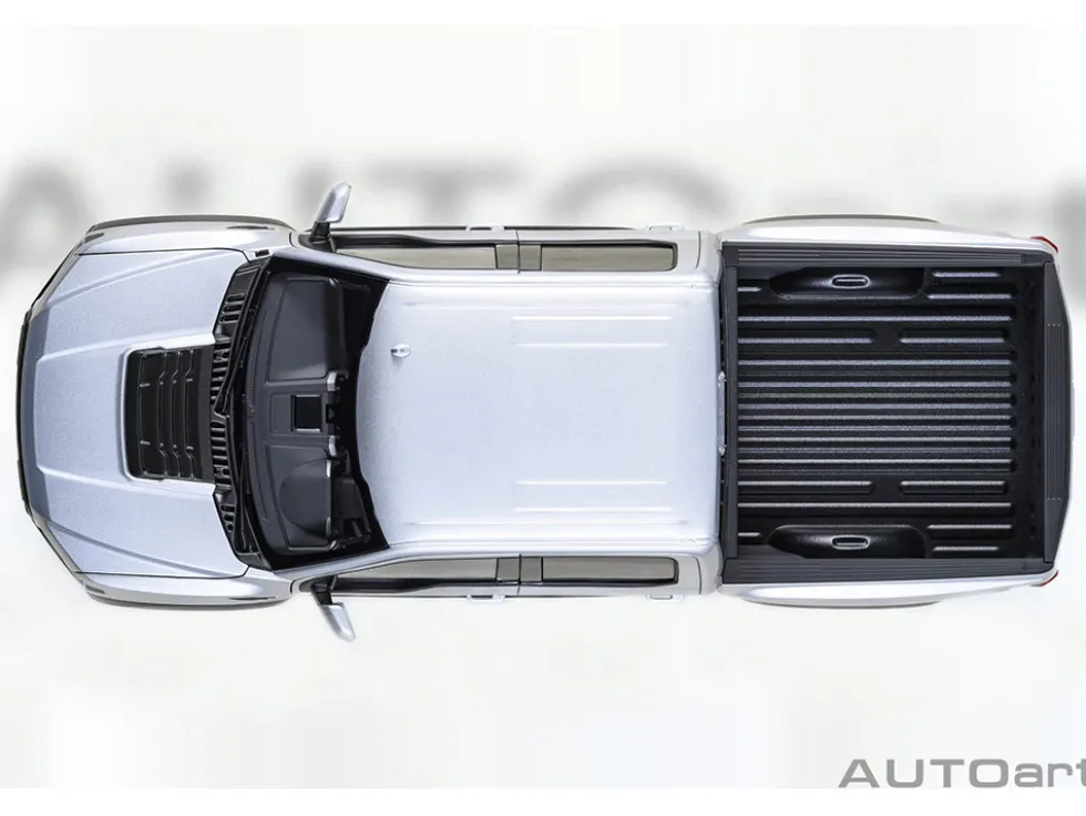 2019 Ford F-150 Raptor Pickup Truck Ingot Silver 1/18 Model Car by Autoart