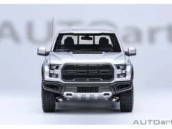 2019 Ford F-150 Raptor Pickup Truck Ingot Silver 1/18 Model Car by Autoart