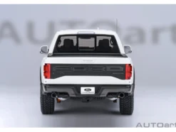 2019 Ford F-150 Raptor Pickup Truck Oxford White 1/18 Model Car by Autoart