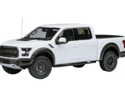 2019 Ford F-150 Raptor Pickup Truck Oxford White 1/18 Model Car by Autoart
