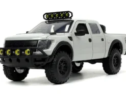 2011 Ford F-150 SVT Raptor Pickup Truck Light Gray with Extra Wheels