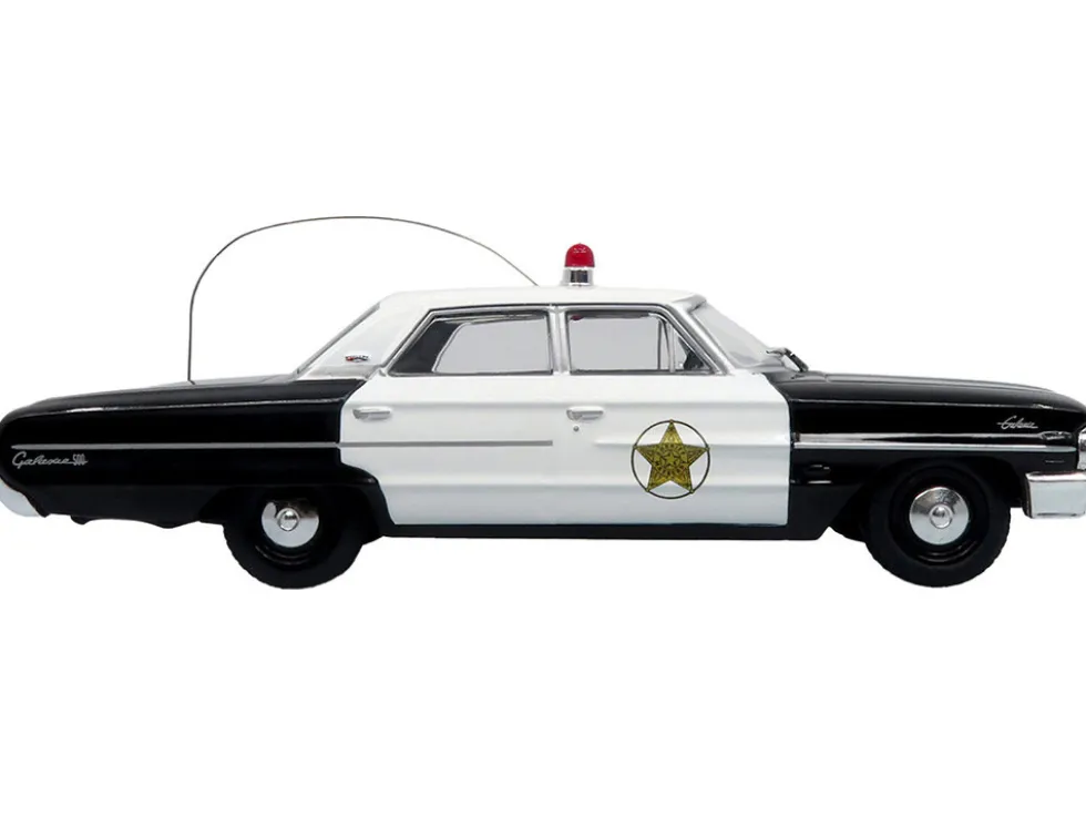 1964 Ford Galaxie 500 Police Car "Mount Airy Mayberry Sheriff" Black and White 1/43 Diecast Model by Iconic Replicas