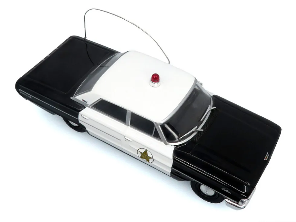 1964 Ford Galaxie 500 Police Car "Mount Airy Mayberry Sheriff" Black and White 1/43 Diecast Model by Iconic Replicas