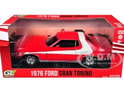 1976 Ford Gran Torino Red with White Graphics 