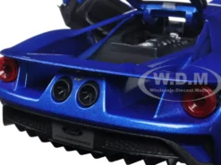 2017 Ford GT Blue 1/18 Diecast Model Car Maisto 31384