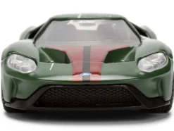2017 Ford GT "Boba Fett" Livery Dark Green with Graphics "Star Wars" Franchise "Hollywood Rides" Series 1/32 Diecast Model Car by Jada