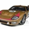 1966 Ford GT-40 MK II RHD Right hand Drive #5 Gold 24H Le Mans 1/18 Diecast Model Car Shelby Collectibles SC403