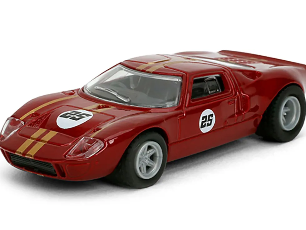 1965 Ford GT40 MK1 #25 Red Metallic with Gold Stripes "Collection" Series 1/64 Diecast Model Car by Majorette