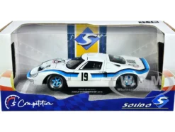 Ford GT40 MK 1 RHD Right Hand Drive #19 Emilio Marta Angola Championship 1973 Competition Series 1/18 Diecast Model Car Solido S1803006
