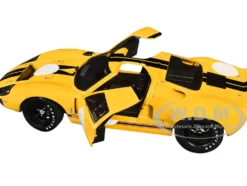 1968 Ford GT40 MK1 Yellow with Black Stripes 