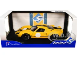 1968 Ford GT40 MK1 Yellow with Black Stripes 