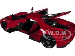2017 Ford GT Red 1/24 1/27 Diecast Model Car Welly 24082