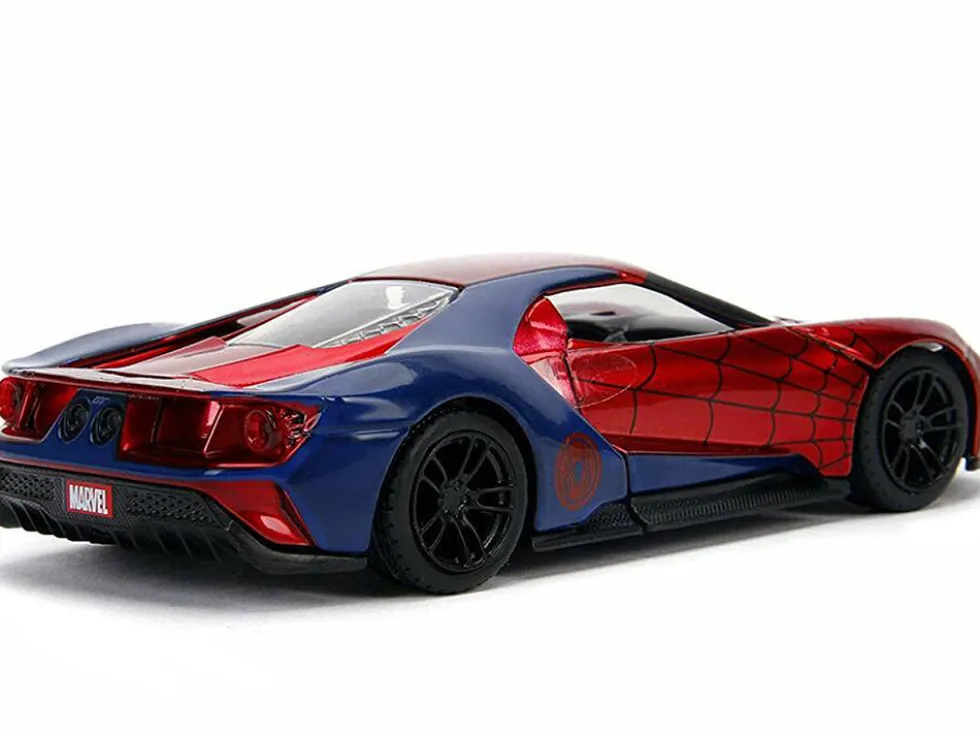 2017 Ford GT Spider-Man Theme Marvel Series 1/32 Diecast Model Car Jada 30291