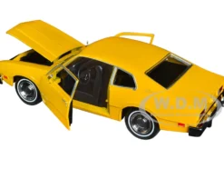 1974 Ford Maverick Yellow Forgotten Classics 1/24 Diecast Model Car Motormax 79042