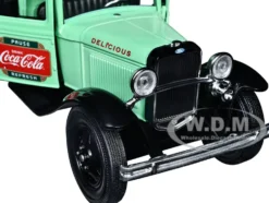 1931 Ford Model AA Pickup Truck Light Green and Black Pause Refresh Drink Coca Cola 1/24 Diecast Model Car Motor City Classics 424024