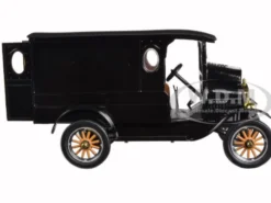 1925 Ford Model T Paddy Wagon Black 1/24 Diecast Model Car Motormax 79316