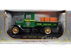 1923 Ford Model TT Lamber Truck Green 1/32 Diecast Model Car Signature Models 32385