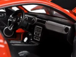 2012 Ford Mustang Boss 302 Orange Black 1/24 Diecast Model Car Maisto 31269