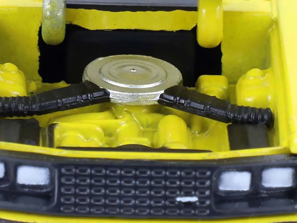 1979 Ford Mustang Cobra Fastback Bright Yellow with Cobra Good Graphics "GreenLight Muscle" Series 30 1/64 Diecast Model Car by Greenlight