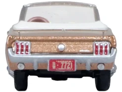1965 Ford Mustang Convertible Prairie Bronze Metallic 1/87 (HO) Scale Diecast Model Car by Oxford Diecast