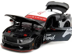2024 Ford Mustang Dark Horse Black with White Top and